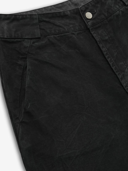 Essentials Washed Canvas Utility Pant Washed Black