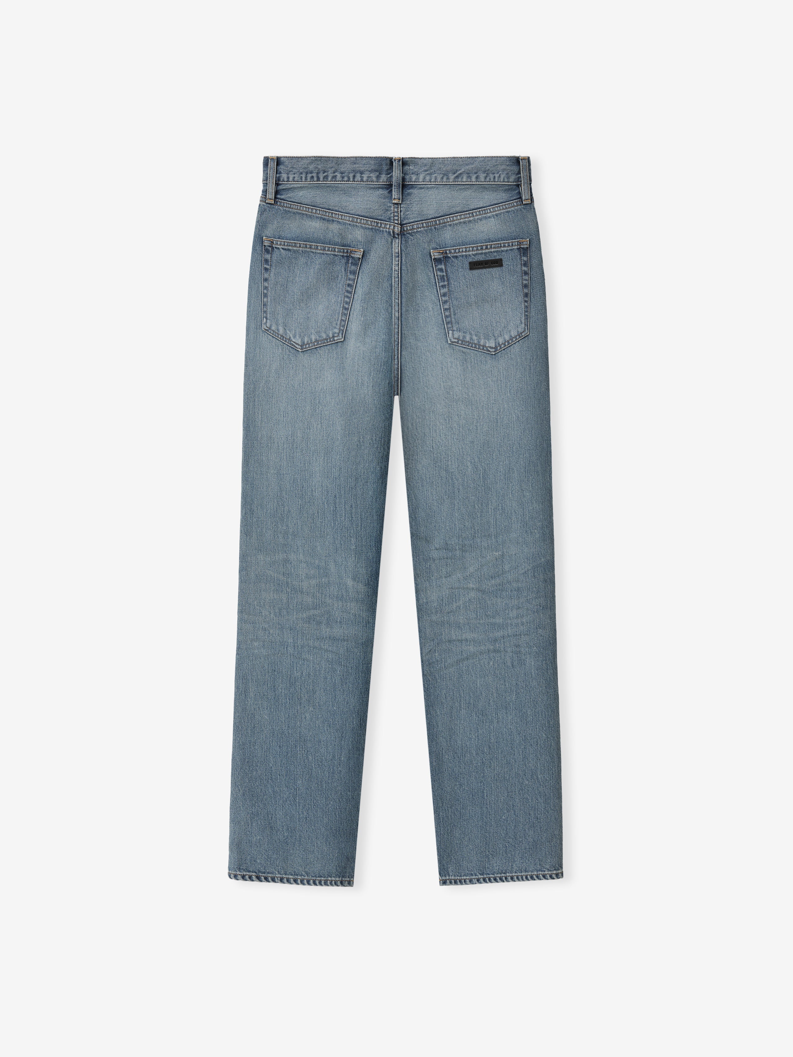 Essentials Straight 5 Pocket Medium Indigo