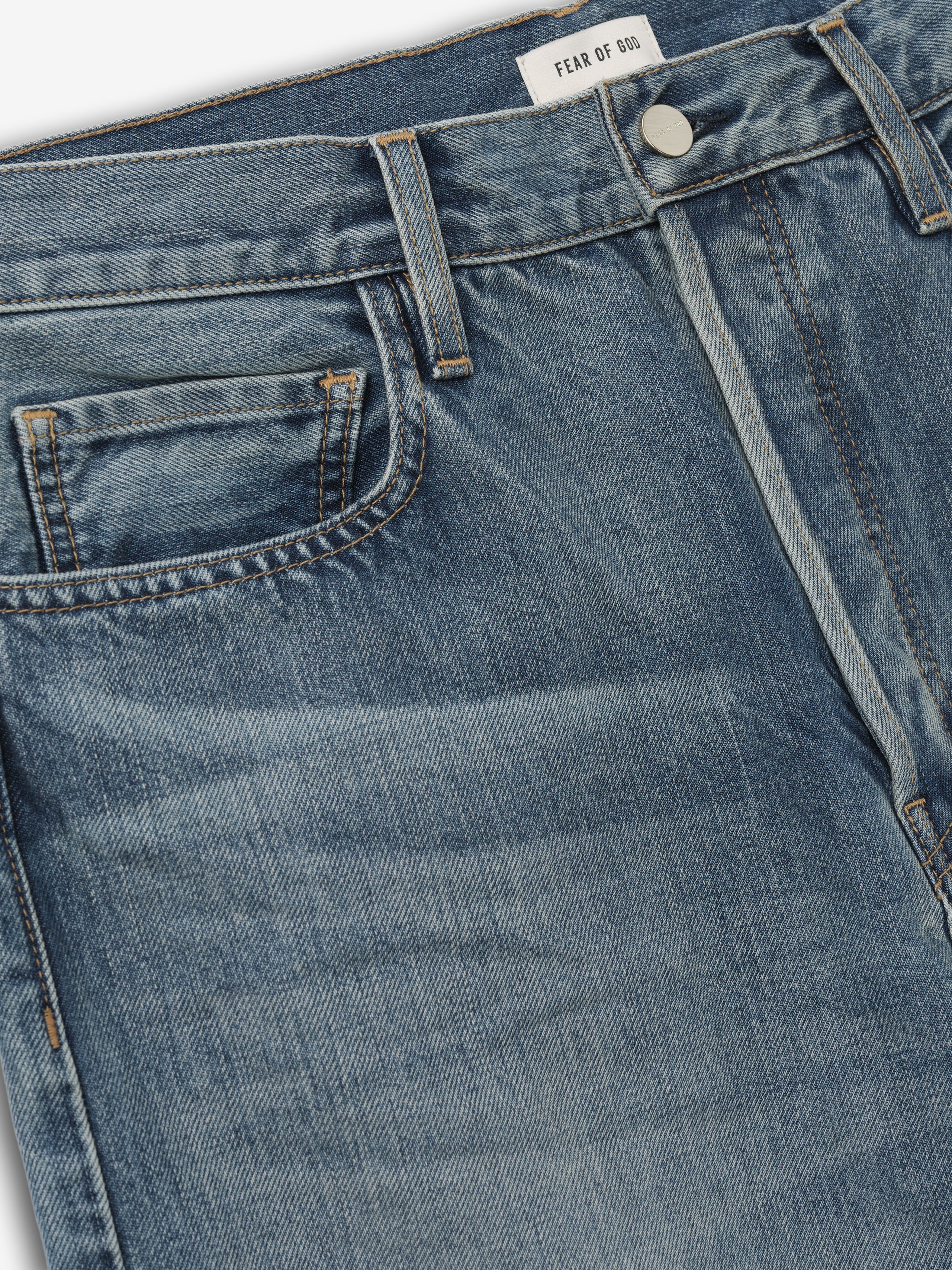 Essentials Straight 5 Pocket Medium Indigo