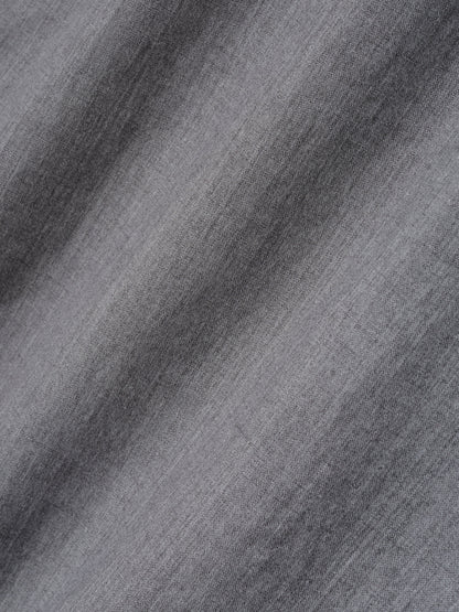 Essentials Wool Linen Collarless Sport Jacket Metallic Grey