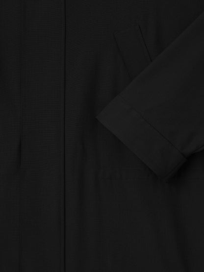 Essentials Wool Ripstop Parka Black