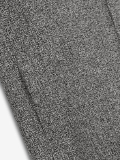 Essentials Mouline Wool Relaxed Trench Coat Off White/Black