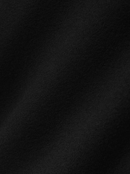 Essentials Double Face Wool Cashmere Flared Pants Black
