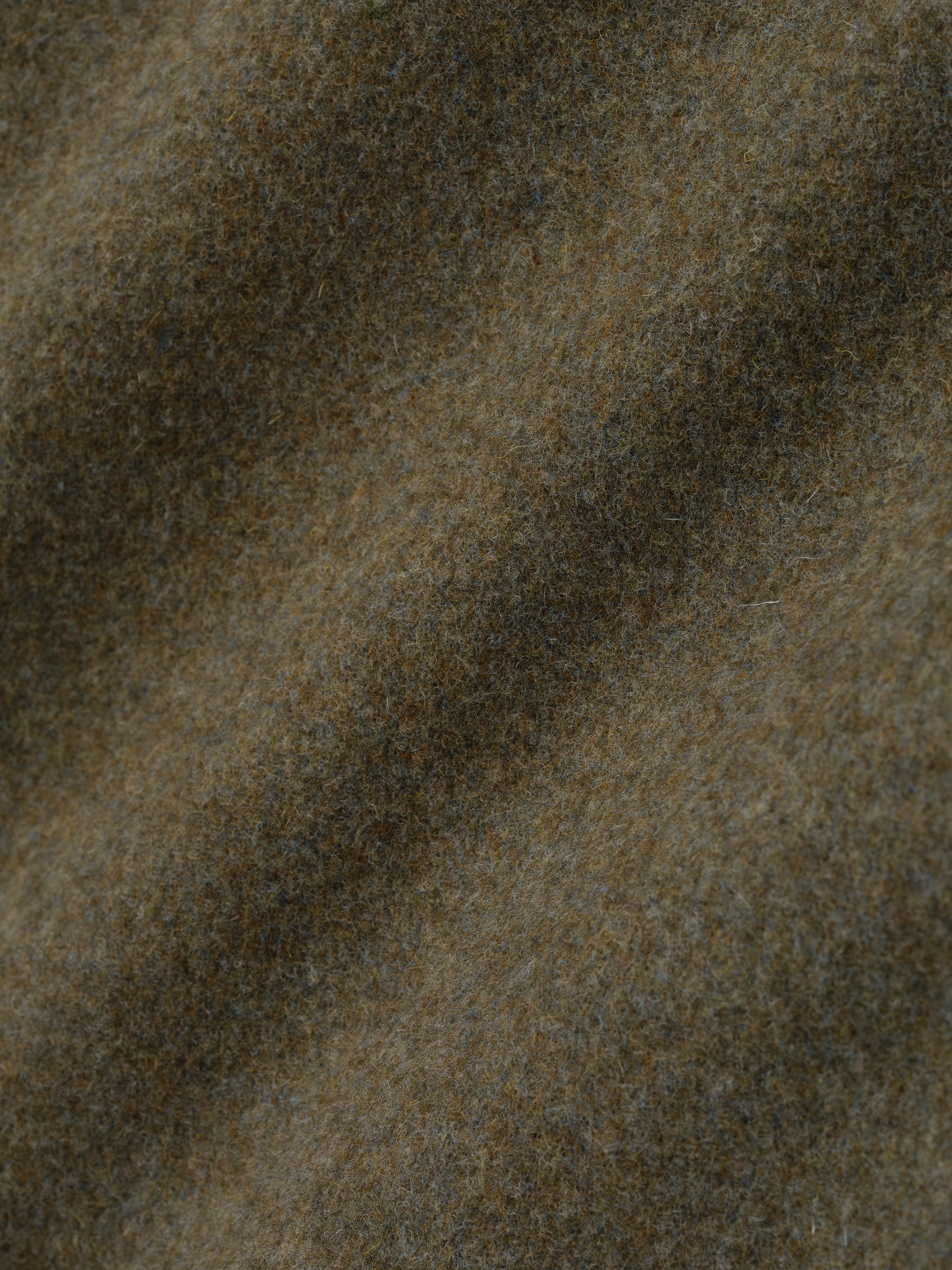 Essentials Double Face Wool Cashmere Flared Pants Khaki Melange