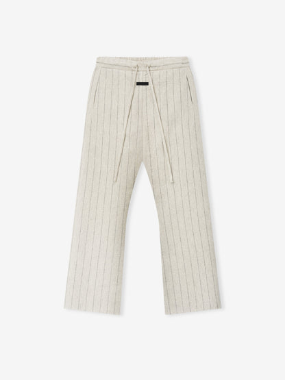 Essentials Double Face Wool Baseball Flared Pants Light Beige/Black