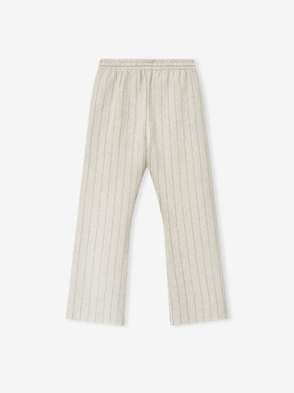 Essentials Double Face Wool Baseball Flared Pants Light Beige/Black