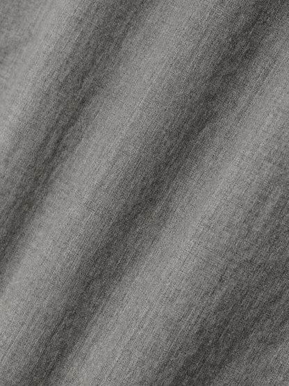 Essentials Wool Linen Wide Leg Drawstring Pants Metallic Grey