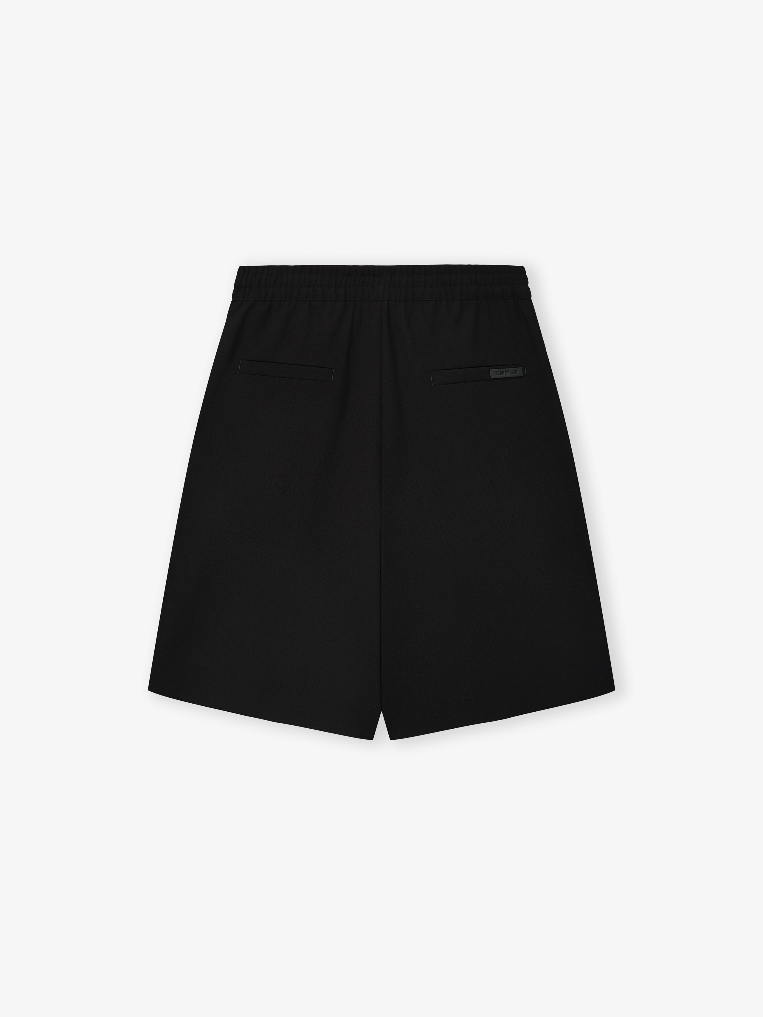 Essentials Wool Ripstop Baggy Shorts Black