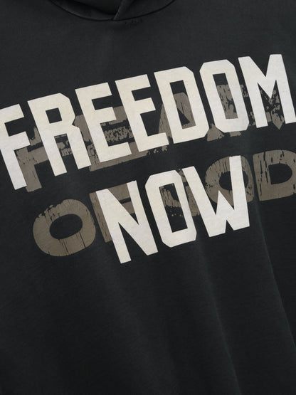 Essentials Freedom Now Hoodie Black