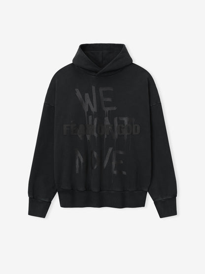 Essentials We Won'T Move Hoodie Black