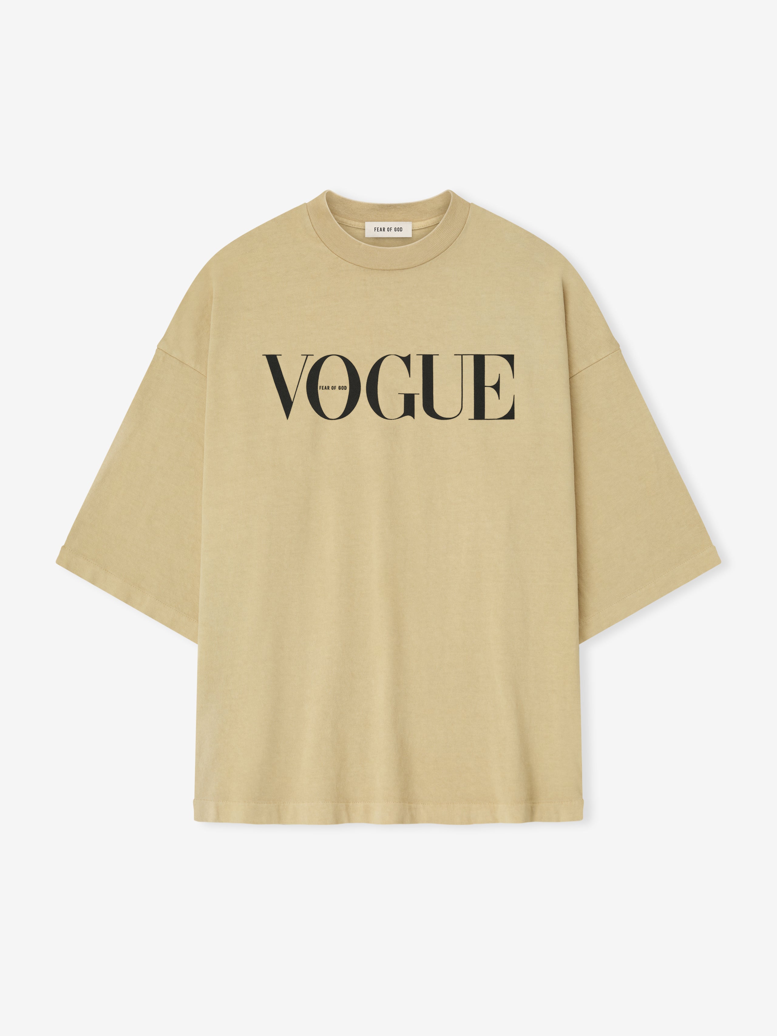Essentials Vogue Fear Of God Neighborhood Tee Dirty Ivory