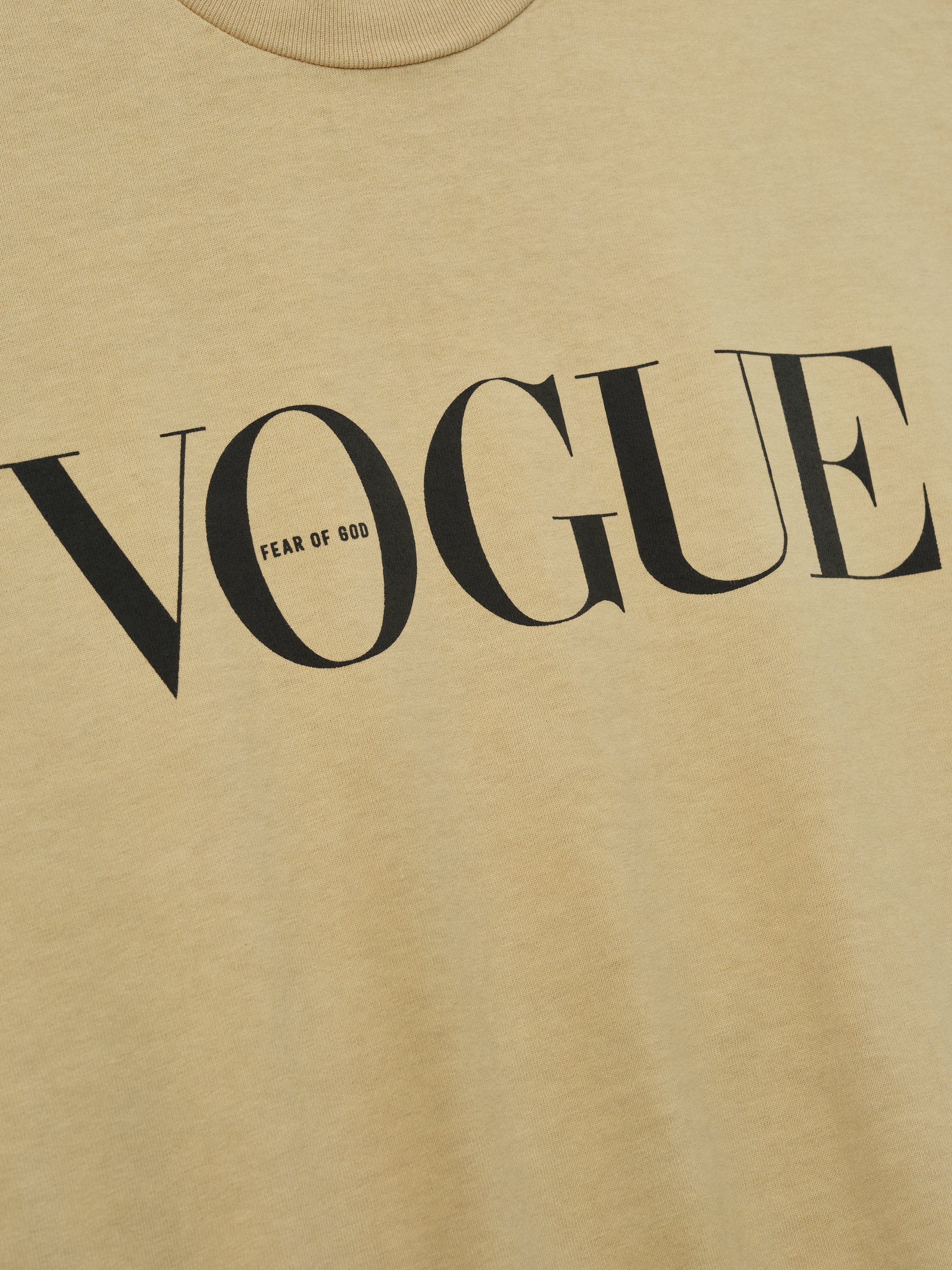 Essentials Vogue Fear Of God Neighborhood Tee Dirty Ivory