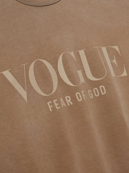 Essentials Vogue Fear Of God Neighborhood Tee Dune Pearl