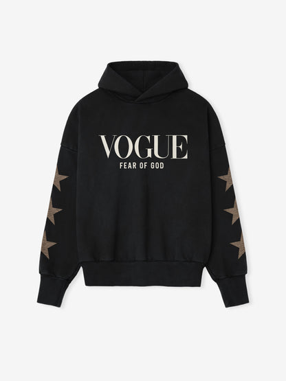 Essentials Vogue Fear Of God Neighborhood Hoodie Black