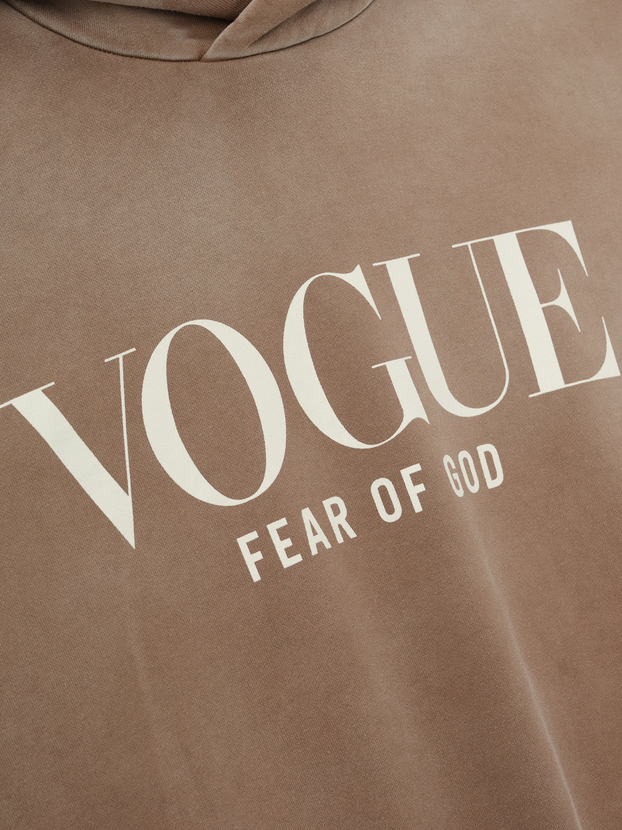 Essentials Vogue Fear Of God Neighborhood Hoodie Dune Pearl