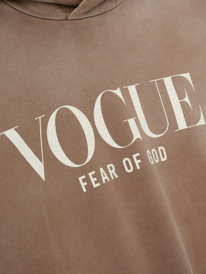 Essentials Vogue Fear Of God Neighborhood Hoodie Dune Pearl