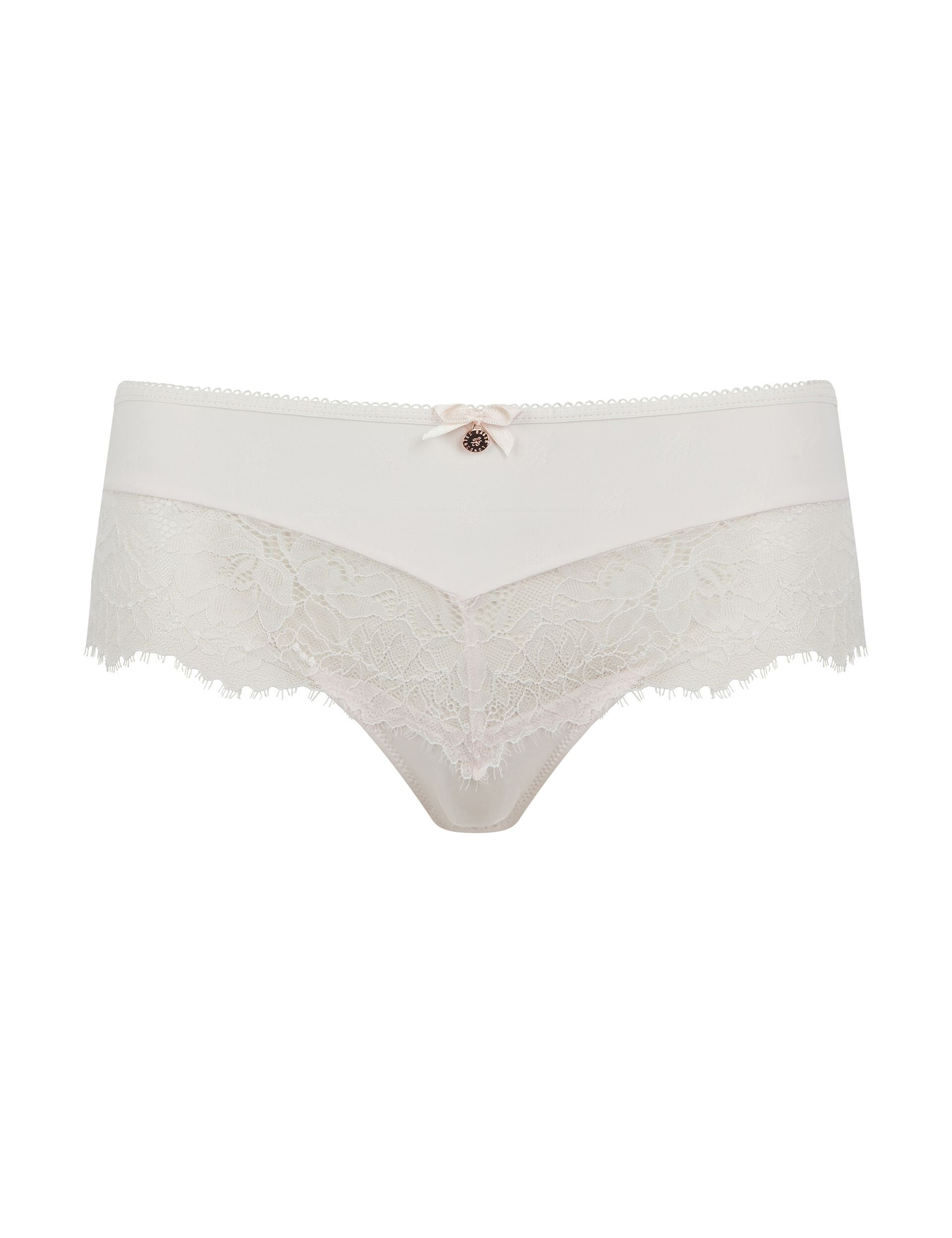 Ted Baker Fiona Lace Panel Jacquard Brazilian Knickers Women's