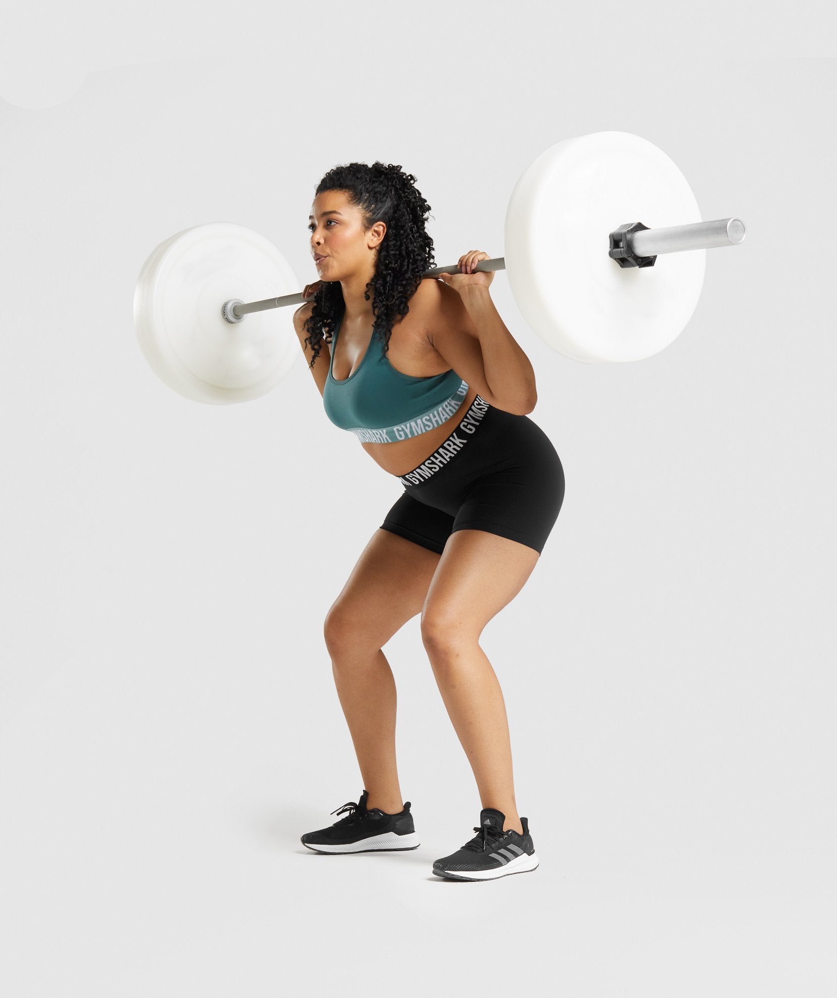 Women's Gymshark Fit Seamless Sports Bra Dark Green