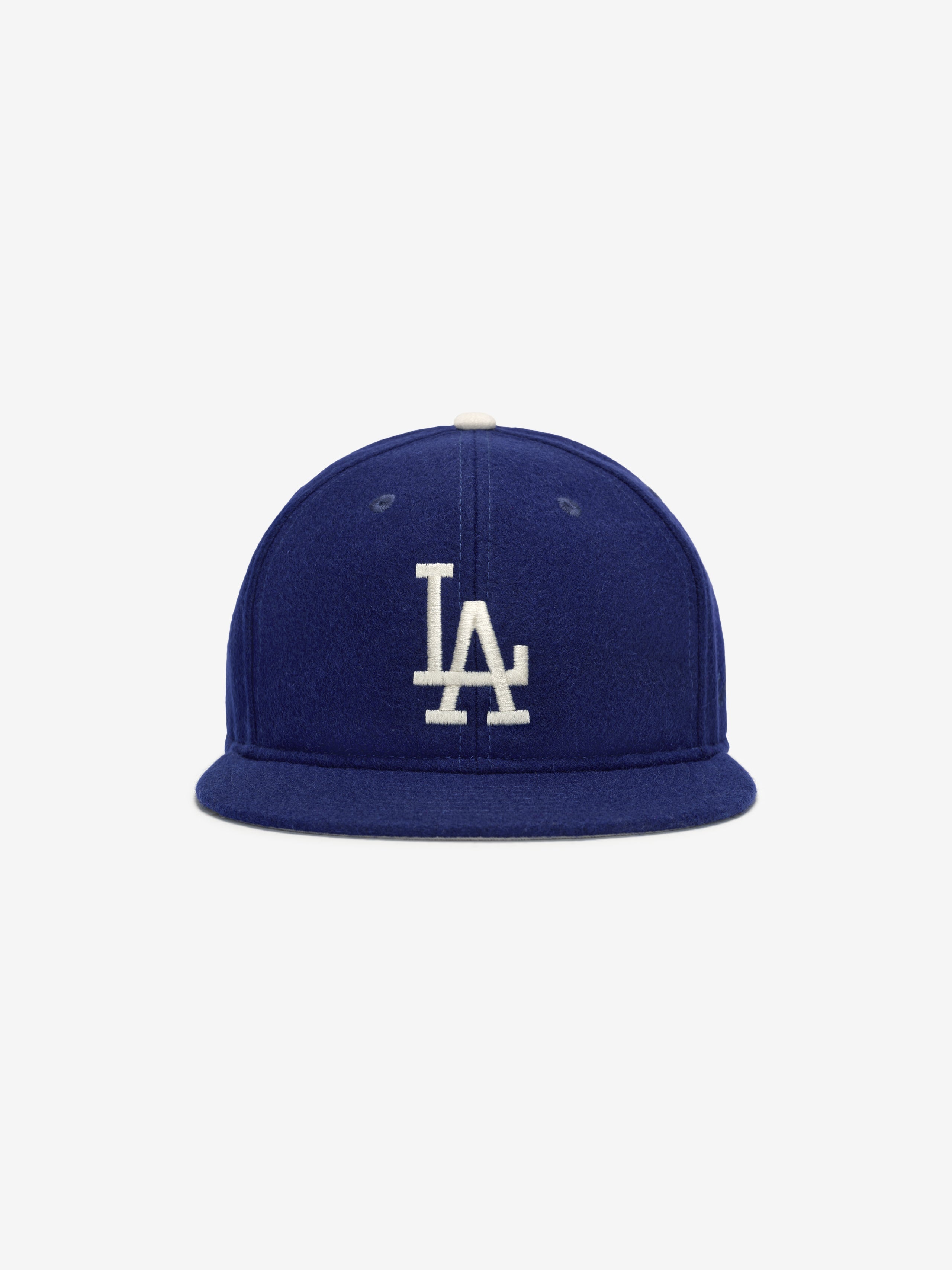 Essentials Los Angeles Dodgers Wool Retro Crown 59Fifty Fitted Cap Dk Blue