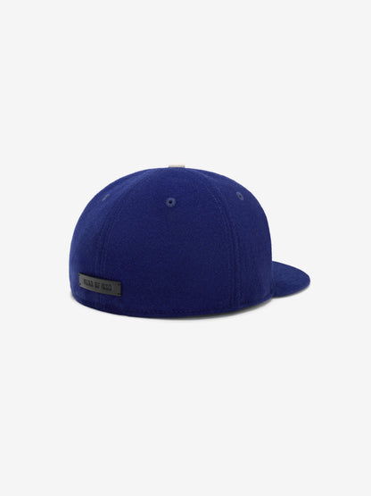 Essentials Los Angeles Dodgers Wool Retro Crown 59Fifty Fitted Cap Dk Blue