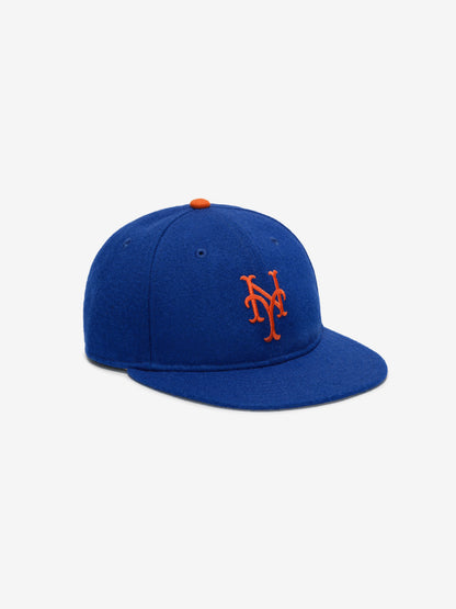 Essentials New York Mets Wool Retro Crown 59Fifty Fitted Cap Blue