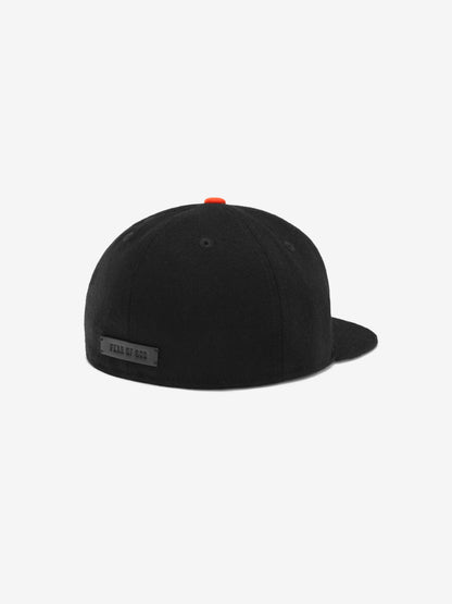 Essentials San Francisco Wool Retro Crown 59Fifty Fitted Cap Black