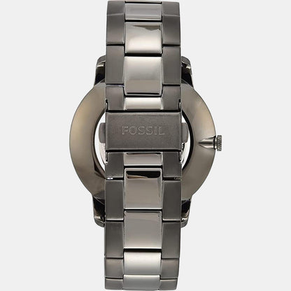 Fossil The Minimalist 3H Men Quartz Grey Dial Analog Stainless Steel Watch Fs5459