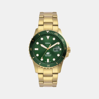 Fossil Fossil Blue Dive Men Quartz Green Dial Analog Stainless Steel Watch Fs6030