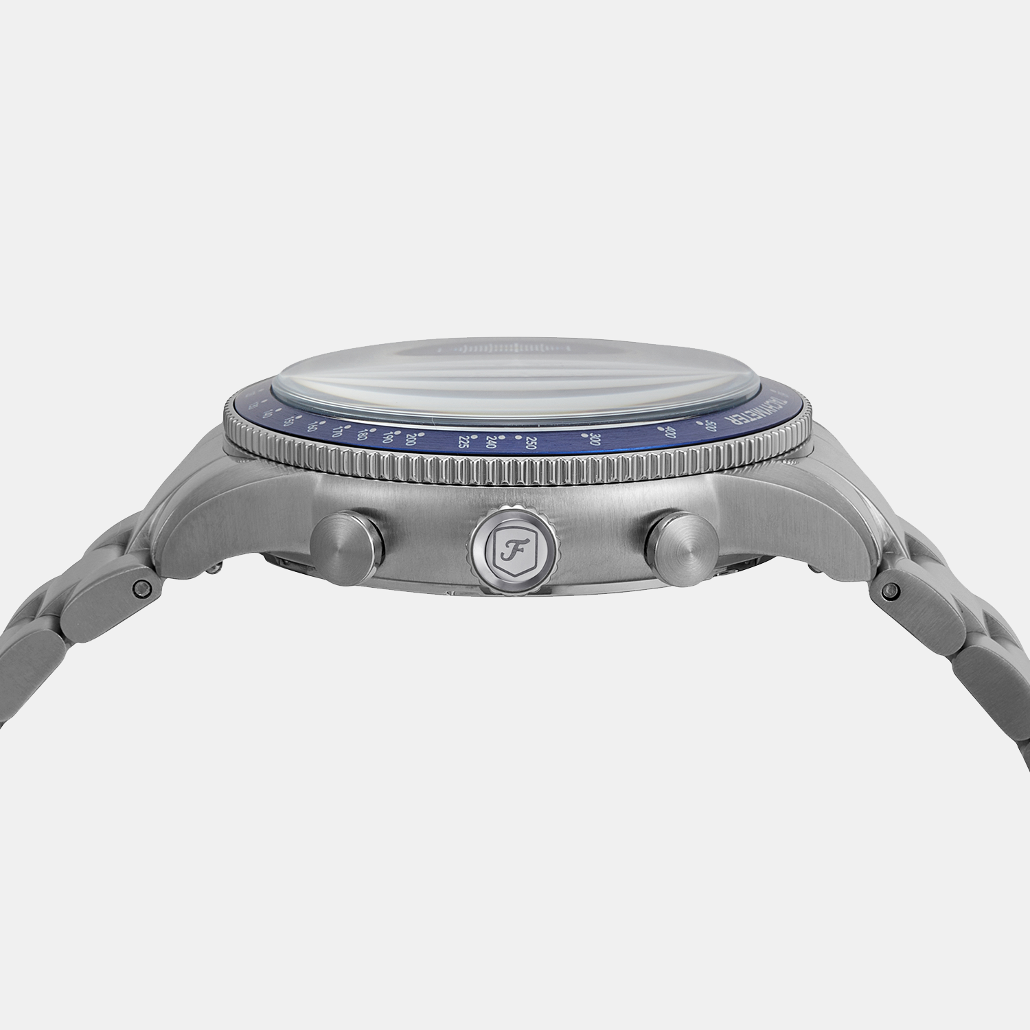 Fossil Sport Tourer Men Quartz Blue Dial Chronograph Stainless Steel Watch Fs6047