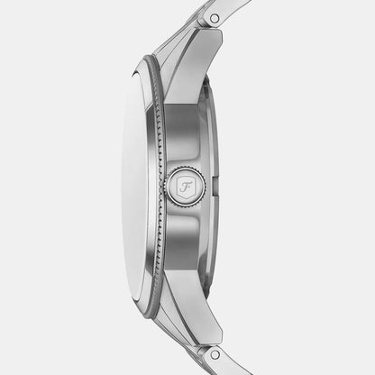 Fossil Pearson Men Quartz Blue Dial Analog Stainless Steel Watch Fs6134
