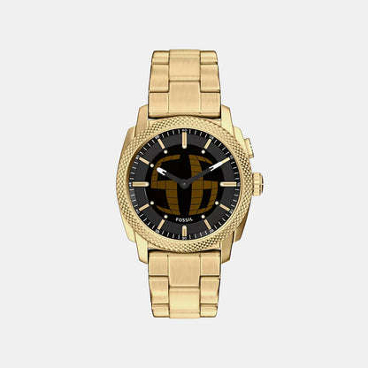 Fossil Machine Big Tic Men Quartz Black Dial Analog-Digital Stainless Steel Watch Fs6157