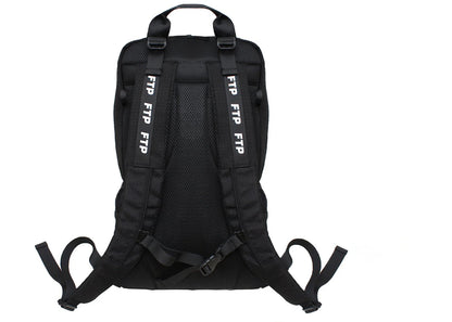 ftp center zip logo backpack black 