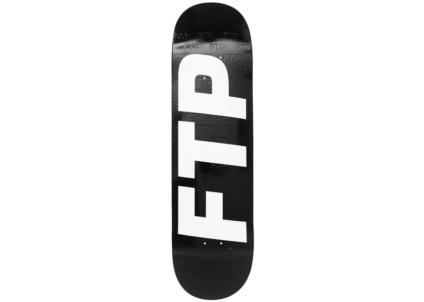 Ftp Debossed All Over Skateboard Deck Black