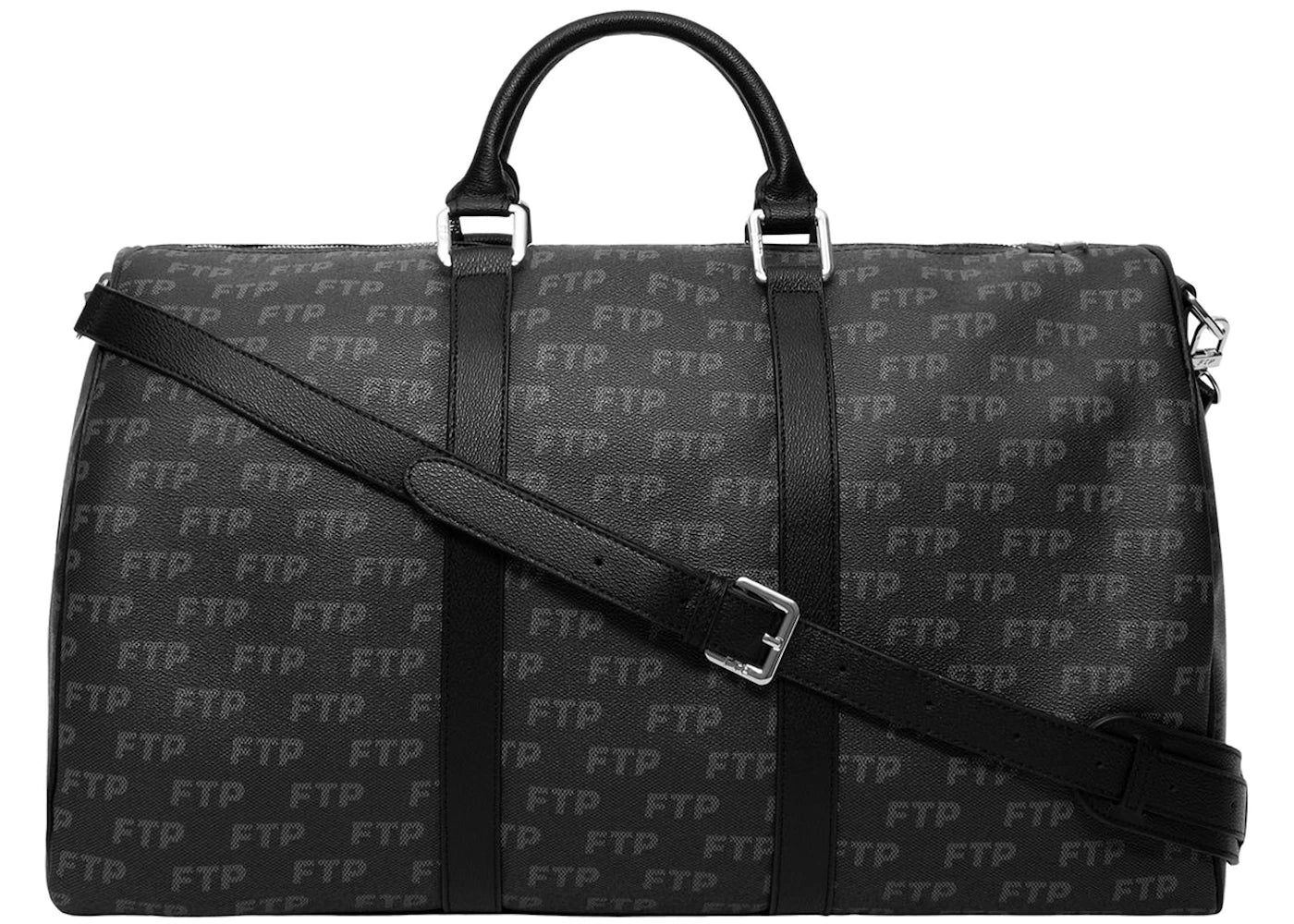 Ftp Logo Repete Duffle Bag Black