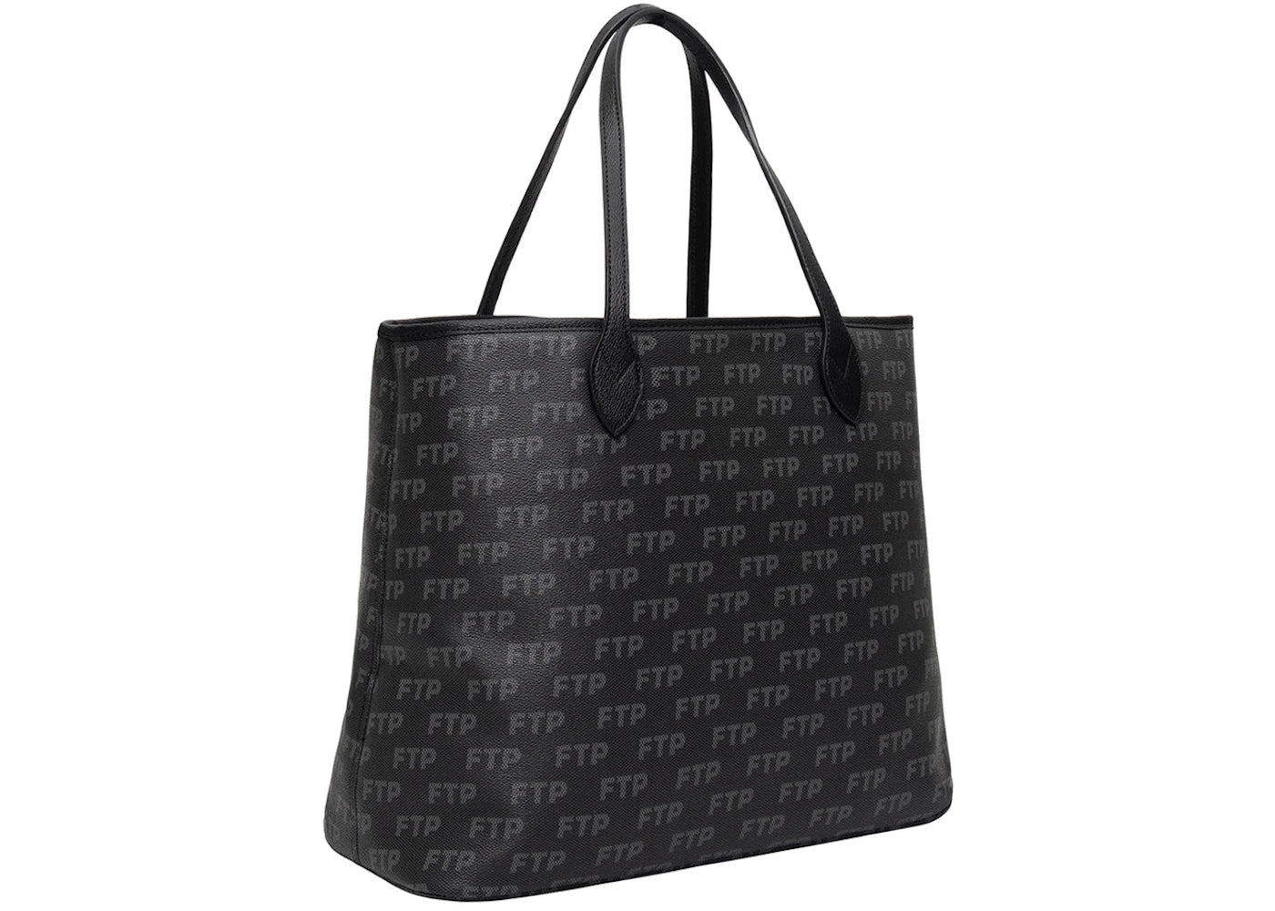 Ftp Logo Repete Tote Bag Black