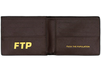 Ftp Logo Repete Wallet Brown