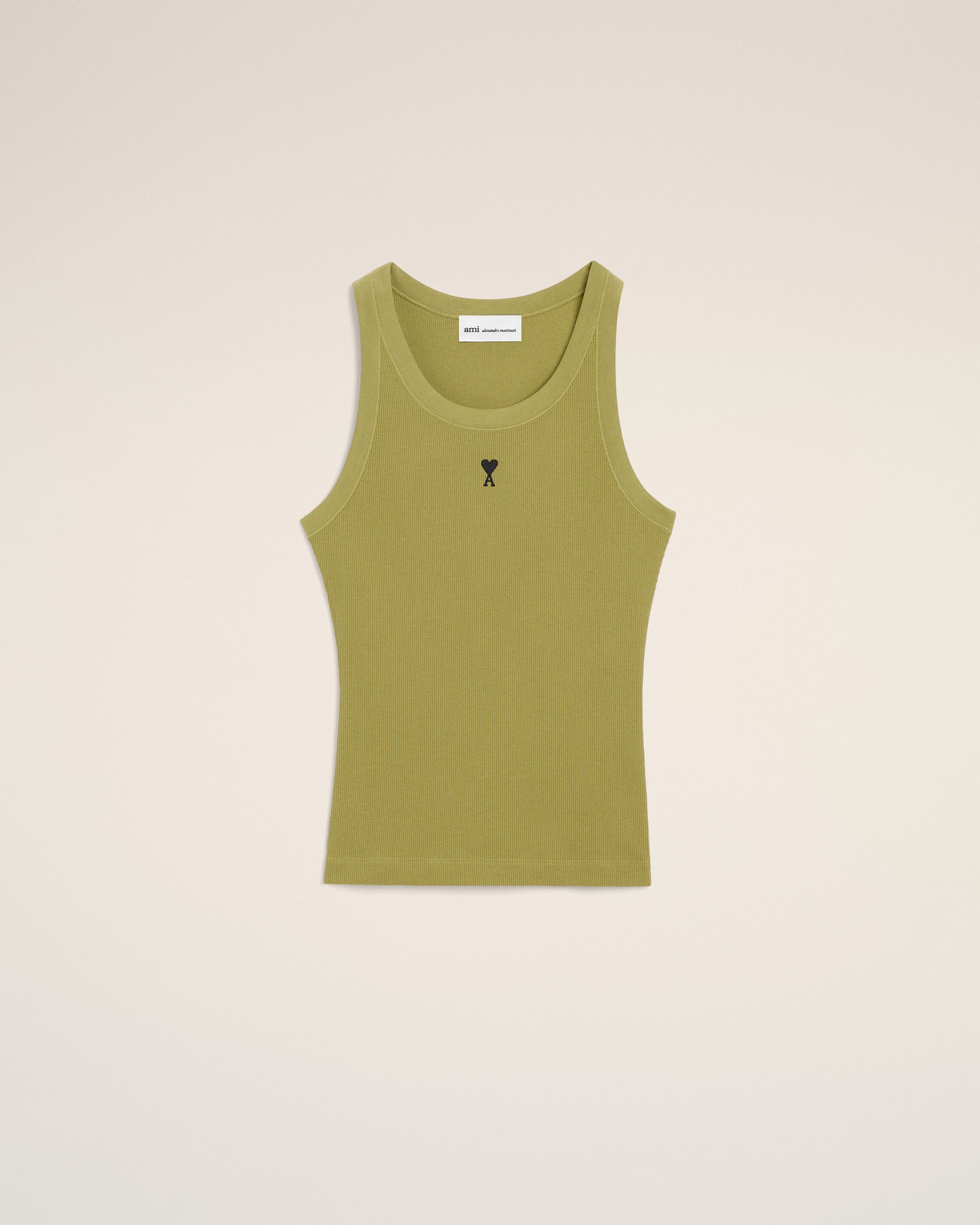 Green Cotton Ami De Coeur Tanktop Women's