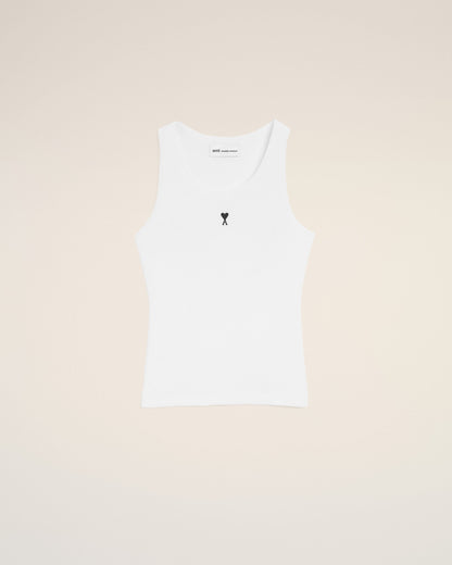 White Cotton Ami De Coeur Tanktop Women's