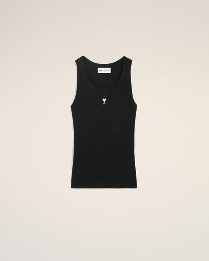 Black Cotton Ami De Coeur Tanktop Women's