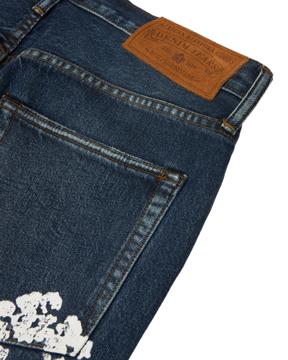 Denim Tears Baggy Cotton Wreath Denim Pant Dark Wash