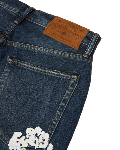 Denim Tears Straight Cotton Wreath Denim Pant Dark Wash