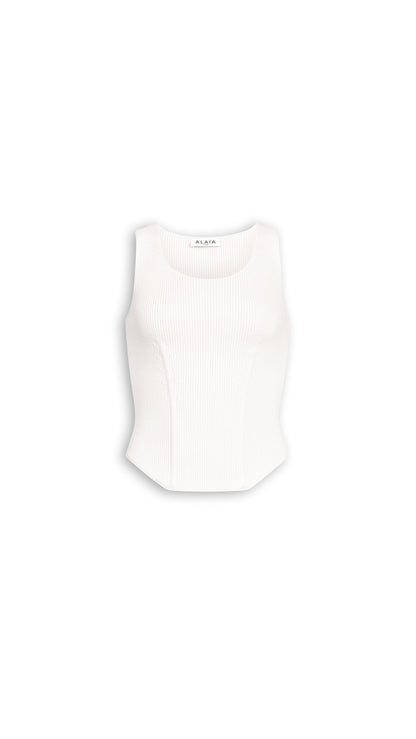 Alaïa Corset Wool Top