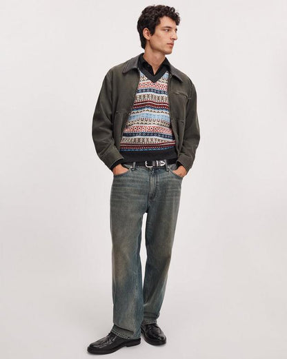 Rag & Bone Fair Isle Wool Vest