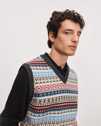 Rag & Bone Fair Isle Wool Vest