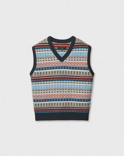 Rag & Bone Fair Isle Wool Vest