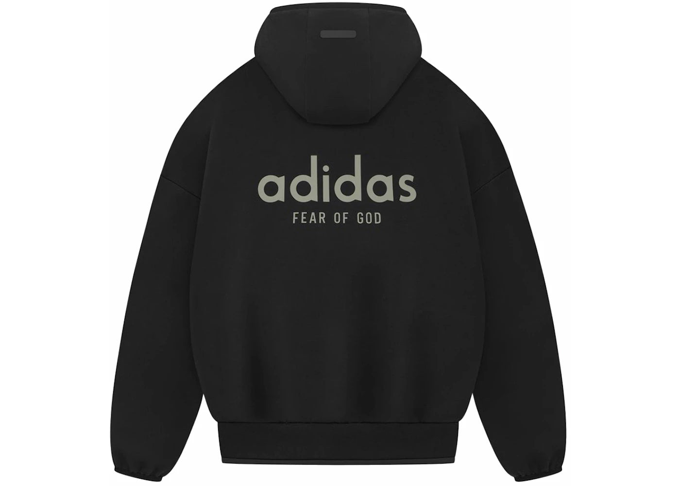 fear of god athletics heavy fleece hoodie black