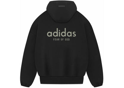 fear of god athletics heavy fleece hoodie black