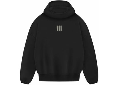 fear of god athletics heavy fleece hoodie black