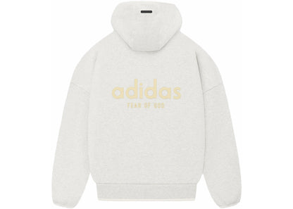 fear of god athletics heavy fleece hoodie oatmeal heather