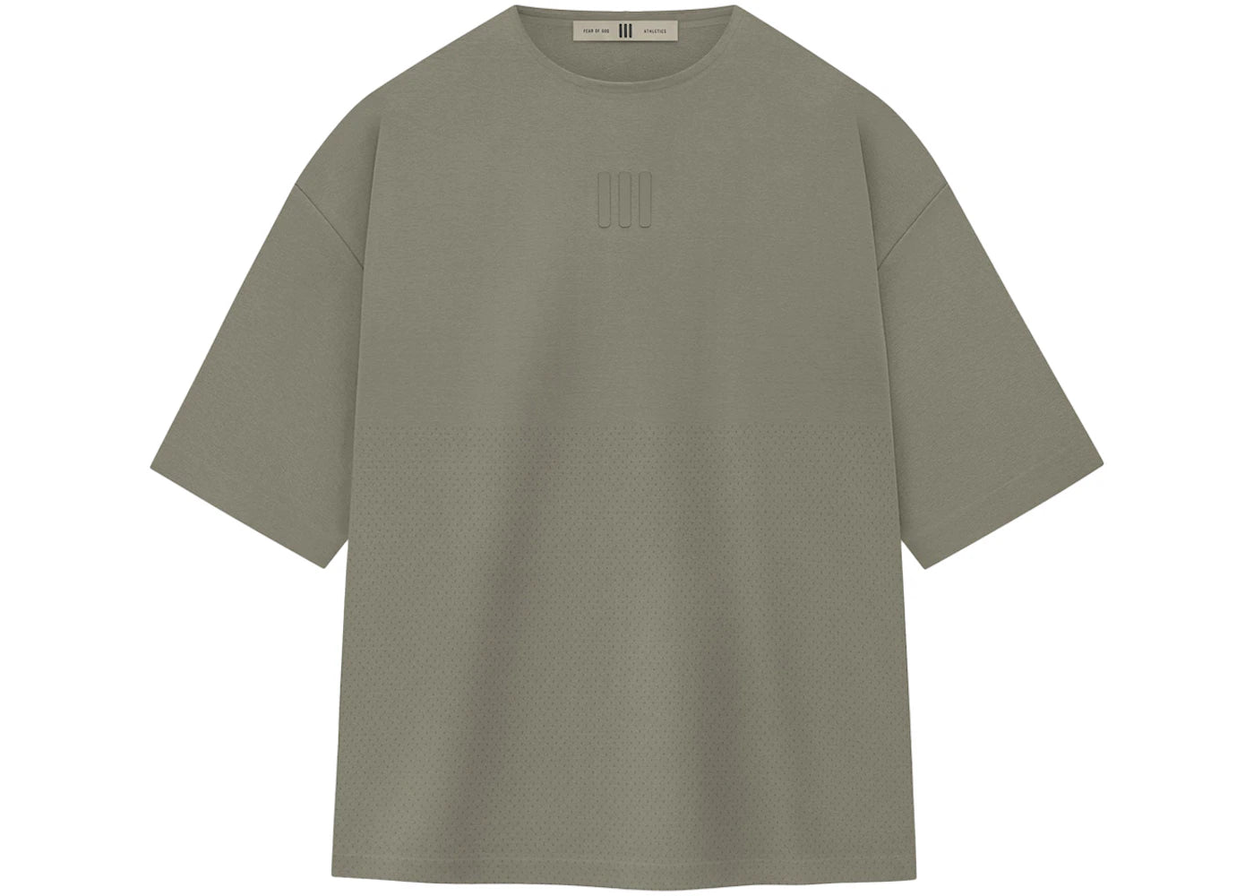 fear of god athletics performance jersey tee clay